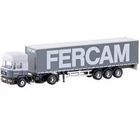 Minis by Lemke LC4070 N Modèle réduit de camion MAN Train de selle F90 pour bâches de rideaux FERCAM (IT)