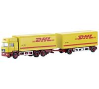 Minis by Lemke LC4607 N Modèle réduit de camion MAN F90 train suspendu 3 axes DHL
