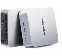 MINIS FORUM AI X1-255 Mini PC, processeur AMD Ryzen 7 255 à 8 cœurs et 16 threads jusqu'à 4,9 GHz, AMD Radeon 780M, 16Go DDR5/512Go PCIe 4.0 SSD, HDMI/DP/USB4 x 2/2.5G RJ45, 2 x USB 3.2, Wi-Fi7, BT5.4