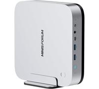 MINIS FORUM AI X1 Pro Mini PC, processeur AMD Ryzen AI 9 HX 370 (12 cœurs/24 threads) jusqu'à 5,1 GHz avec AMD Radeon 890M, 96GB DDR5 MAX 128GB/ 2TB SSD, HDMI/DP/USB4 x 2, 2,5G RJ45 x 2, WiFi 7, BT5.4