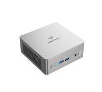 MINIS FORUM Mini PC UM870 Slim, AMD Ryzen 7 8745H CPU 8C/16T jusqu'à 4,9 GHz, Version Barebone sans DDR5/PCIe4.0 SSD/OS, Carte Graphique AMD Radeon 780M, HDMI/USB 4/DP, RJ45 2,5G, WiFi, BT