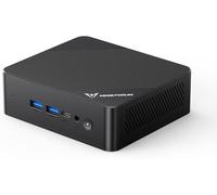 MINIS FORUM Mini PC UN100P, processeur N100, 4 cœurs/4 Threads, jusqu'à 3,4 GHz, Carte Graphique UHD, 16 Go DDR4 SO-DIMM/512 Go SSD, HD×2/USB-C, RJ45 2,5G, USB3.2 Gen2×2, Carte SD, WiFi-6, BT5.2