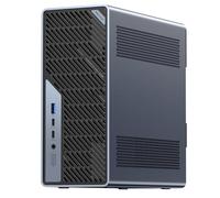 MINIS FORUM MS-02 Ultra Mini PC,Processeur Core Ultra 9 285HX (24C/24T jusqu'à 5,5 GHz) et Intel Graphics, Barebone sans 4 x DDR5/4 x NVMe SSD, HDMI/USB4/2 x USB4 V2, 2 x 25G SFP+, 10G RJ45, 2,5G RJ45