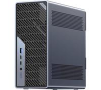 MINIS FORUM MS-02 Ultra Workstation Mini PC, Intel Core Ultra 9 285HX (24C/24T, jusqu'à 5,5 GHz), PCIe 5.0 x16, 4 × DDR5 (ECC), USB4 v2, 4 × M.2, Dual 25GbE + 10GbE + 2.5GbE (vPro), Wi-Fi 7, sans RAM