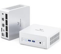 MINIS FORUM UM880 Plus Mini PC, AMD Ryzen 7 8845HS 8C/16T jusqu'à 5.1 GHz et AMD Radeon 780M, 32GB DDR5(jusqu'à 96GB) / 1TB SSD, HDMI/USB4/DP Sortie vidéo, 2,5G RJ45 LAN, OCulink, WiFi6E, BT5.2