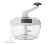 Minis Hachoir Manuel Cuisine, Mixeur Manuel avec Acier Inoxydable 3 Lames, Coupe Oignon Manuel, mixer hacheur manuelle chopper, Coupe Oignon Manuel, Hachoir Oignon pour Oignon, Ail, Viande, Légumes