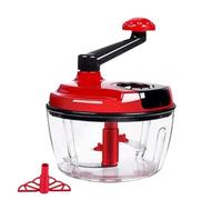 Minis Hachoir Manuel Cuisine, Mixeur Manuel avec Acier Inoxydable 3 Lames, Coupe Oignon Manuel, mixer hacheur manuelle chopper, Coupe Oignon Manuel, Hachoir Oignon pour Oignon, Ail, Viande, Légumes