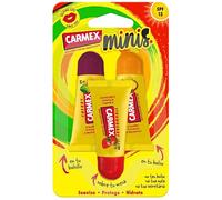 Carmex – Baume à lèvres hydratant SPF15 – Cerise, Fraise, Ananas – 3 x 5 g
