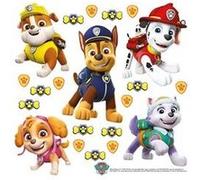 Minis stickers pat'patrouille - modèle avec marcus, stella, ruben, chase et everest - 30 cm x 30 G