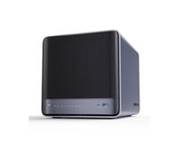 MINISFORUM N5 Air Barebone NAS de bureau à 5 baies avec jusqu'à 174 Go de mémoire, processeur AMD Ryzen 7 255 (8C/16T), double RAM DDR5 jusqu'à 96 Go, OCuLink, 3 emplacements M.2, 1 10 GbE, 1 5 GbE, 2