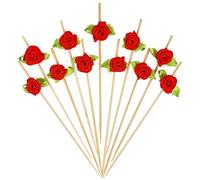 Minisland MSL220 Lot de 100 cure-dents en bambou pour apéritifs 11,9 cm de long