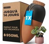 MINISMUS Ollas Terre Cuite, Oya Arrosage Plantes Intérieur, Oyas Autoarrosant, Diffuseur Eau Plante, Cône Arrosage, 950ml 1 Pièce