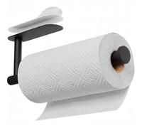 MINISMUS Porte Sopalin Mural sans Perçage, Support Sopalin Mural, Porte Essuie Tout, Dérouleur Essuie Tout, INOX, Noir Mat, Adhésif, Distributeur, Dévidoir, Paper Towel Holder