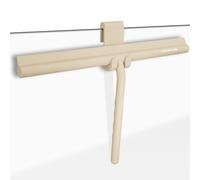 Minismus Raclette Douche avec Crochet, pour Vitres et Miroirs, 33 cm, Beige | Raclette vitre, silicone, crochet de suspension, sans perçage ni collage, pour douche, miroir et carrelage, 33 cm, Beige
