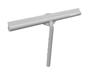 Minismus Raclette Douche Magnétique Autocollante, sans Perçage, 33 cm, Gris | Raclette vitre, nettoyage salle de bain, silicone, support magnétique, autocollant, sans perçage, pour douche et miroir