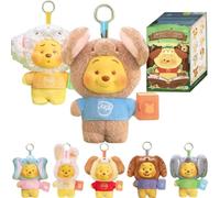 MINISO Disney Winnie l'ourson Animal Storybook Series Blind Box Figurine à collectionner Motif personnage mignon (aléatoire 1 pièce)