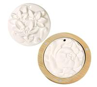 MINISOISO 2 Pcs Diffuseur D'huiles Essentielles Pierre avec 1 Boîte à Parfum en Bois, Galet Diffuseur Huile Essentielle pour Chambre à Coucher, Salon, Salle de Bain, Bureau et Voiture