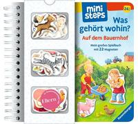 ministeps Livre pour enfants Qu'est-ce qui va où ? A la ferme