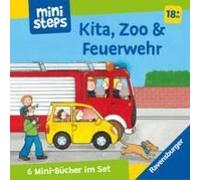 Ministeps: Mein Erster Bücher-Würfel: Kita, Zoo Und Feuerwehr (Bücher-Set)