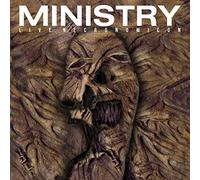 Ministry - Live Necronomicon - Black/Gold Splatter [Vinyl] Black, Colored Vinyl,
