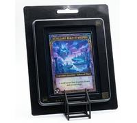 minitoon Solo Pack - Support d'Exposition pour Carte de Collection en Toploader 35pt | Cadre Flottant Noir Mat pour Cartes Pokémon, Magic, TCG