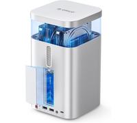 Minitower Raid Boîtier De Disques À 2 Baies Dur 2.5""/3.5"" Sata Hdd/Nvme Ssd,Boîtier En Aluminium Avec Station D'Expansion Pour Mac Mini M4,Macbook,Macs,Jusqu'À 56Tb,Hub Usb C 10Gbps - M435