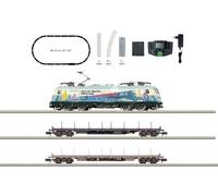 Pack démarrage - MINITRIX - 186 252-3 Railpool - bogie métal - décodeur mfx/DCC - moteur inertie
