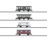 Train de voyageur + wagons marchandises, DB, Ep. III - MINITRIX 15002 - N 1/160