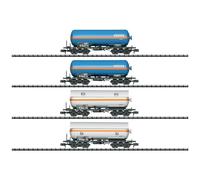 MiniTrix 15538 SET de 4 wagons-citernes de l'EVA/WACKER, MHI