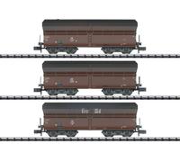 MiniTrix 18269 Lot de 3 wagons autodéchargés, transport de coke, partie 3 de la DB
