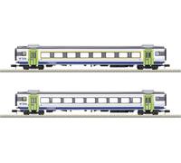 MiniTrix 18294 Lot de 2 voitures Perwonenwagen GoldenPassLine de la BLS