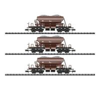MiniTrix T15465 N Set de chariots « wagons de gravier de service »