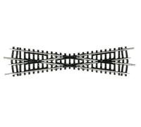 Trix Modellbahnen Voie (N) Minitrix T14973 Croisement 129,8 mm