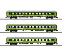 Minitrix / Trix N 15462 - Set De Voitures Rapidess "FlixTrain", Ep. VI Neuf