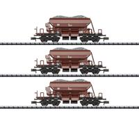 MiniTrix T15465 N Set de chariots « wagons de gravier de service »