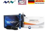 Miniware - fer à souder électrique bleu TS101, Original, température réglable, USB, Station de soudage numérique Portable I Tip With 65W PD