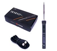 MINIWARE TS101 Fer à souder Appareil de soudage BC2 Tips Portable Digit DC5525 USB-C 90W Température réglable 50-400℃ Original Digital OLED Programmable