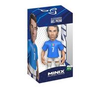 MINIX COLLECTIBLE FIGURINES Alessandro Del Piero - Modèle officiel de l'équipe nationale d'Italie - 12 cm - Figurine de joueur Azzurri détaillée - Cadeau de football pour les fans et les