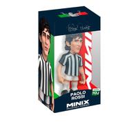 MINIX - Football Legends #112J - Juventus - Paolo Rossi - Figurine à Collectionner 12 cm