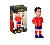 MINIX - Football Legends - Coupe du Monde des Légendes #134 - Espagne - Xavi - Figurine à Collectionner 12 cm