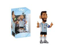 MINIX - Football Stars Format - Coupe du Monde - Argentine - Messi - Figurine à Collectionner 7 cm
