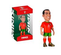 MINIX - Football Stars Format - Coupe du Monde - Portugal - Cristiano Ronaldo CR7 - Figurine à Collectionner 7 cm