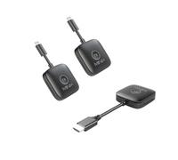 MINIX HDMI sans Fil - Transmetteur HDMI sans Fil Double Émetteur + 1 Récepteur, Adaptateur hdmi USB c, Extension Multi-Écran 1080P 60Hz, 50m, WiFi 2.4G/5G, Plug & Play