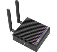 MINIX Z150-0dB Mini PC sans ventilateur - Intel N150 4 coeurs - 3.6 GHz max - 8 Go de RAM - SSD 256 Go - 2 ports HDMI 4K à 60 Hz, double écran, Wi-Fi 6, Bluetooth 5.2