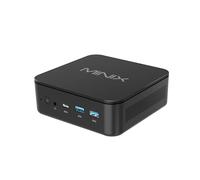 MINIX NGC-NR660 Mini PC, AMD Ryzen 5 6600H, 16 Go DDR5, 512 Go PCIe 3.0 SSD, micro ordinateur de bureau compact Windows 11 Pro, double LAN 2,5 G, triple écran 4K, USB-C 4.0, WiFi 6E pour la maison/le