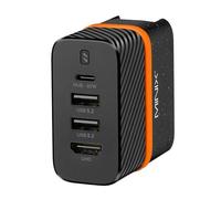 Minix P4K Wall Charger Hub Power Supply Adapter, 2*USB 3.2, 4K@30Hz UHD Port, PD60W Fast Charging Type-C Port