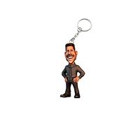 MINIX - Porte-clés Cholo Simeone | Figurine de l'entraîneur de l'Atletico Madrid Diego Simeone | Idéal pour les fans du club de football athlétique de Madrid | de 7 cm