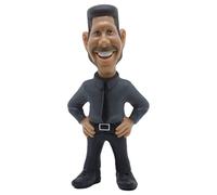 MINIX Poupée de Cholo Simeone | Figurine de l'entraîneur de l'Atlético de Madrid : Diego Simeone | Idéal pour gâteaux ou pour Fans du Club de Football Atlético de Madrid | 7 cm