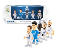 MINIX - Real Madrid - Pack de 5 - Figurine à Collectionner 7cm (Hazard, Courtois, Benzema, Vinicius JR et Carvajal)