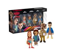 MINIX - Stranger Things - Pack de 4 - Figurine à Collectionner 7cm (Eleven, Dustin, Hopper, Max)